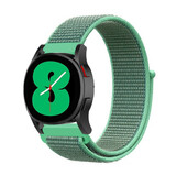 Strap-it Bracelet nylon Samsung Galaxy Watch 4 44mm (menthe)