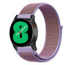 Strap-it Strap-it Bracelet nylon Samsung Galaxy Watch 4 44mm (lilas)