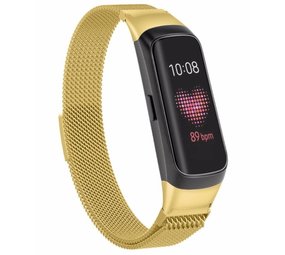 Strap-it Bracelet Milanais Samsung Galaxy Fit (or)