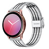 Strap-it Strap-it Bracelet acier inoxydable Samsung Galaxy Watch Active (argent/noir) Strap-it Strap-it Bracelet acier inoxydable Samsung Galaxy Watch Active (argent/noir)