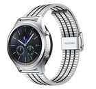 Strap-it Strap-it Bracelet acier inoxydable Samsung Gear S3 (argent/noir)