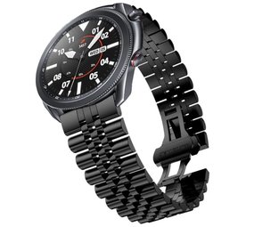 Strap-it Bracelet acier Jubilee Samsung Galaxy Watch 3 45mm (noir)