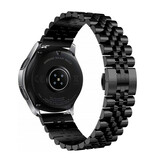 Strap-it Bracelet acier Jubilee Samsung Gear S3 (noir)