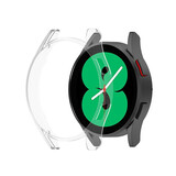 Strap-it Coque de protection Samsung Galaxy Watch 4 44mm TPU (transparente) Strap-it Coque de protection Samsung Galaxy Watch 4 44mm TPU (transparente)