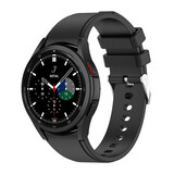 Strap-it Bracelet Samsung Galaxy Watch 4 Classic 42mm silicone (noir)