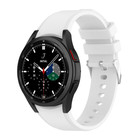 Strap-it Strap-it Bracelet Samsung Galaxy Watch 4 Classic 42mm silicone (blanc)