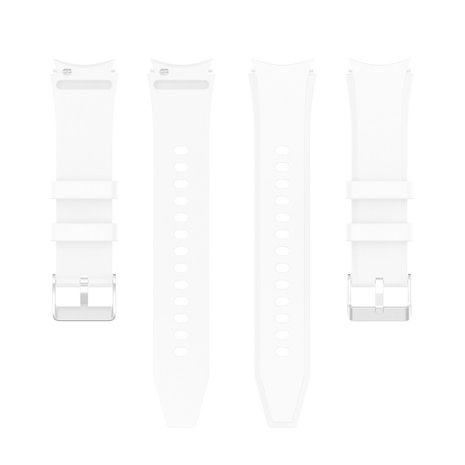 Strap-it Strap-it Bracelet Samsung Galaxy Watch 4 Classic 42mm silicone (blanc) Strap-it Strap-it Bracelet Samsung Galaxy Watch 4 Classic 42mm silicone (blanc)