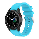 Strap-it Bracelet Samsung Galaxy Watch 4 Classic 42mm silicone (bleu clair)