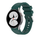 Strap-it Strap-it Bracelet silicone Samsung Galaxy Watch 4 40mm (vert foncé)