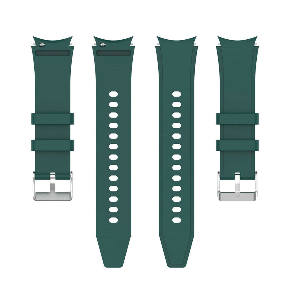 Strap-it Strap-it Bracelet silicone Samsung Galaxy Watch 4 40mm (vert foncé)