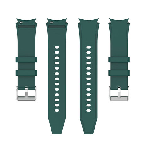 Strap-it Strap-it Bracelet silicone Samsung Galaxy Watch 4 40mm (vert foncé)