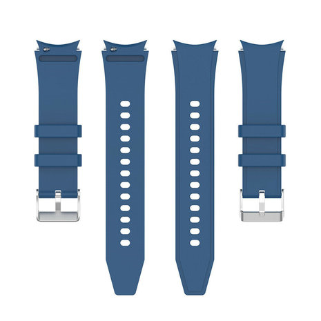 Strap-it Strap-it Bracelet Samsung Galaxy Watch 4 40mm silicone (bleu foncé)