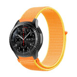 Strap-it Bracelet nylon Samsung Galaxy Watch 46mm (jaune/orange)