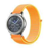 Strap-it Bracelet nylon Samsung Gear S3 (jaune/orange)