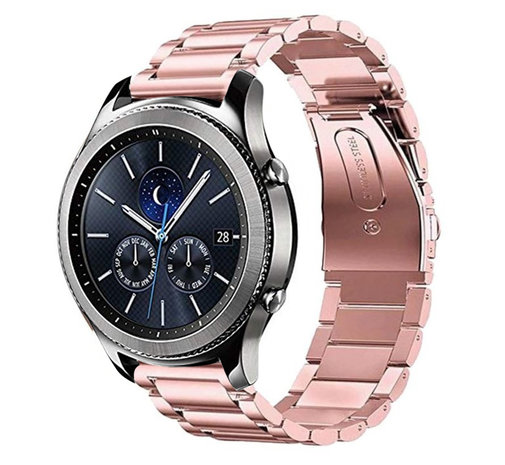 Strap-it Bracelet en acier Strap-it Samsung Gear S3 (rose) Strap-it Bracelet en acier Strap-it Samsung Gear S3 (rose)