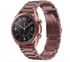 Strap-it Bracelet acier Samsung Galaxy Watch 3 41mm (bronze)