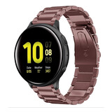Strap-it Bracelet acier Samsung Galaxy Watch Active (bronze)