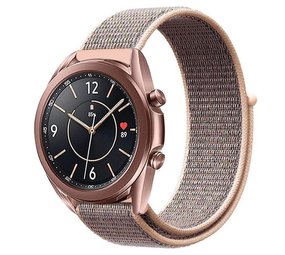 Strap-it Bracelet nylon Samsung Galaxy Watch 3 41mm (rose sable)