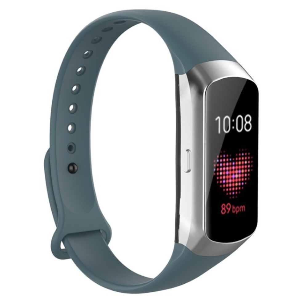 Strap-it Strap-it Bracelet silicone Samsung Galaxy Fit (gris bleu)