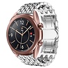 Strap-it Strap-it Bracelet acier dragon Samsung Galaxy Watch 3 41 mm (argent) Strap-it Strap-it Bracelet acier dragon Samsung Galaxy Watch 3 41 mm (argent)