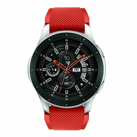 Strap-it Strap-it Bracelet silicone Samsung Galaxy Watch 46mm (rouge)