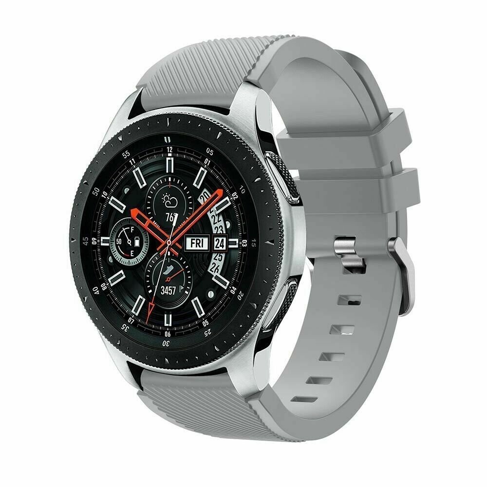 Strap-it Strap-it Bracelet silicone Samsung Galaxy Watch 46mm (gris)