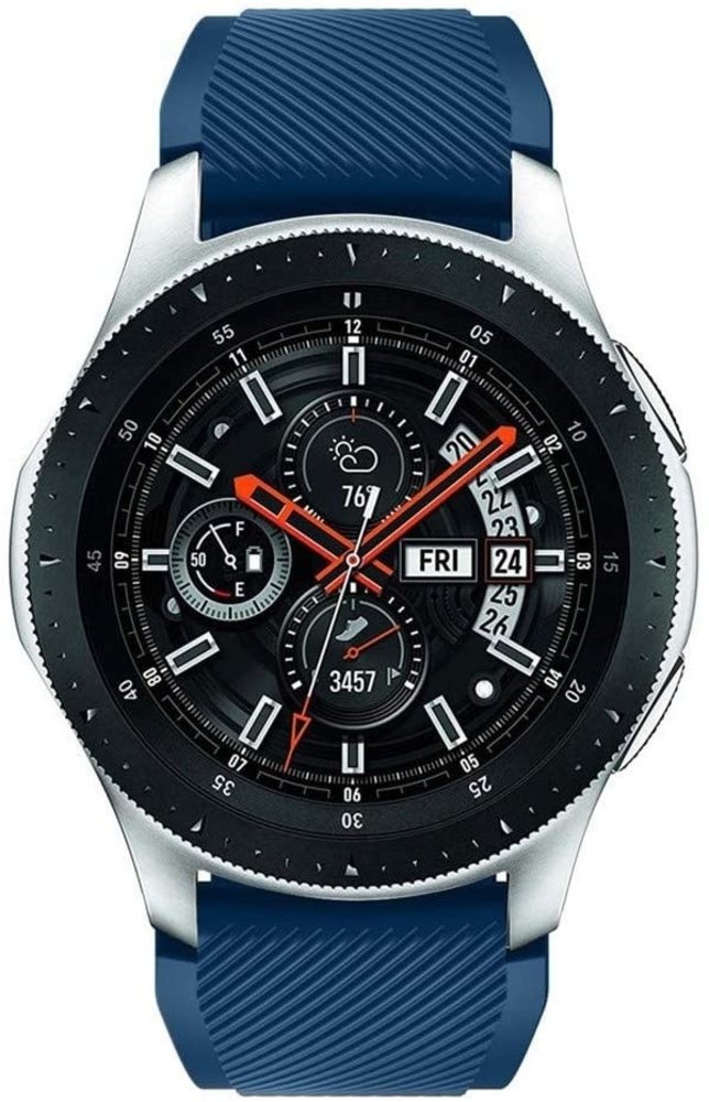 Strap-it Strap-it Bracelet silicone Samsung Galaxy Watch 46mm (bleu foncé)