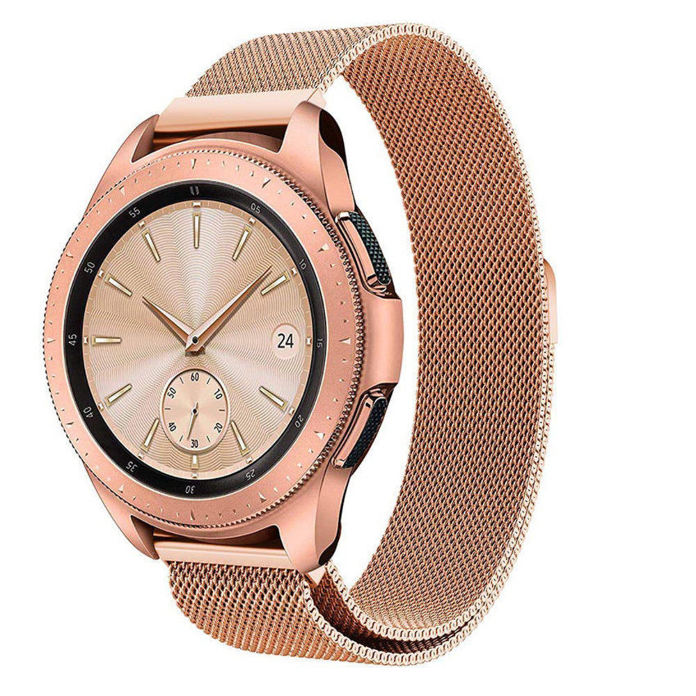 Strap-it Strap-it Bracelet Milanais Samsung Galaxy Watch 42mm (or rose) Strap-it Strap-it Bracelet Milanais Samsung Galaxy Watch 42mm (or rose)