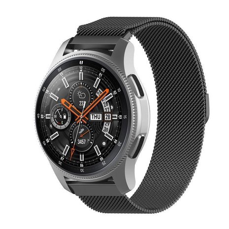 Strap-it Strap-it Bracelet Milanais Samsung Galaxy Watch 46mm (noir) Strap-it Strap-it Bracelet Milanais Samsung Galaxy Watch 46mm (noir)