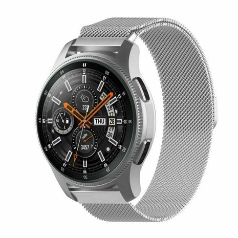 Strap-it Strap-it Bracelet Milanais Samsung Galaxy Watch 46mm (argent)