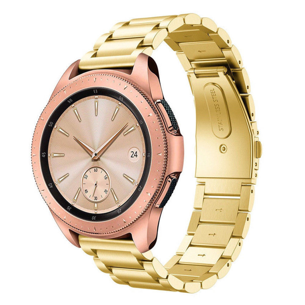 Strap-it Strap-it Bracelet acier Samsung Galaxy Watch 42mm (or) Strap-it Strap-it Bracelet acier Samsung Galaxy Watch 42mm (or)