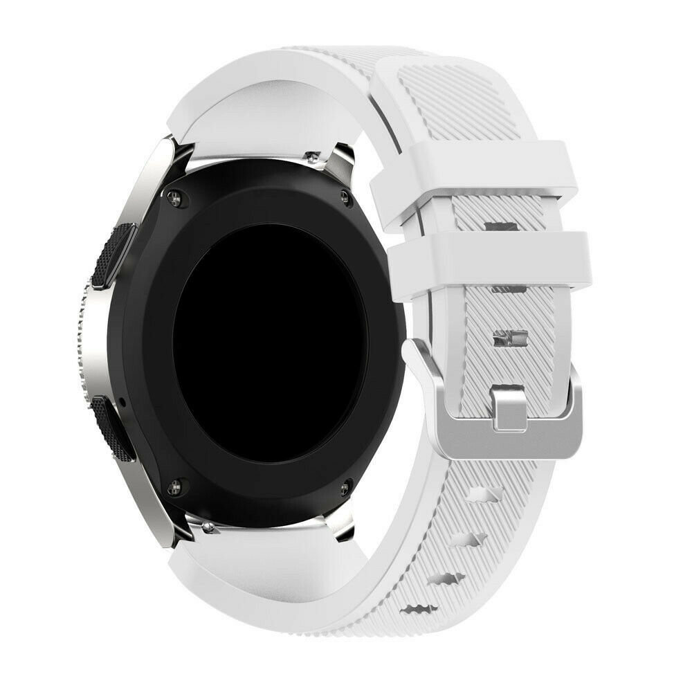 Strap-it Strap-it Bracelet silicone Samsung Galaxy Watch 46mm (blanc)