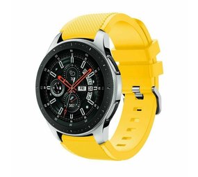 Strap-it Bracelet  silicone Samsung Galaxy Watch 46mm (jaune)
