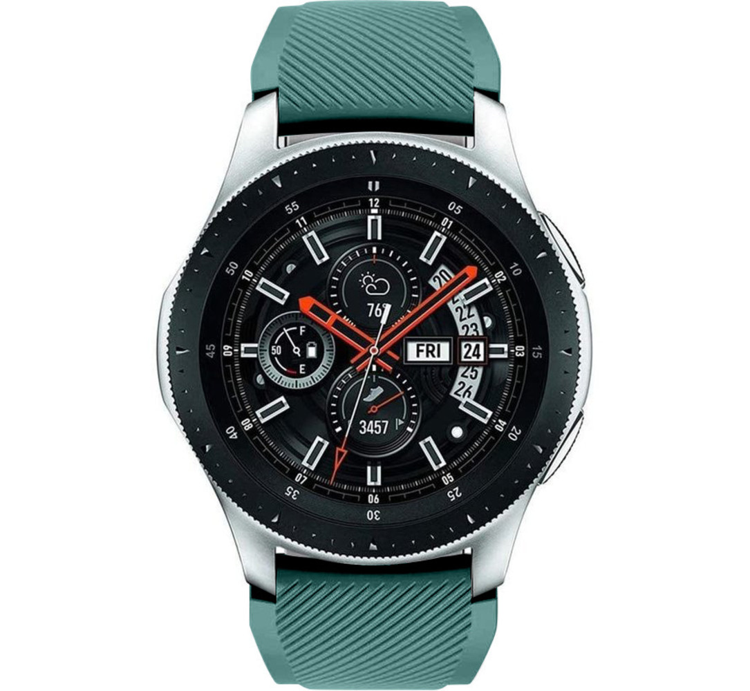 Strap-it Strap-it Bracelet silicone Samsung Galaxy Watch 46mm (vert sapin)