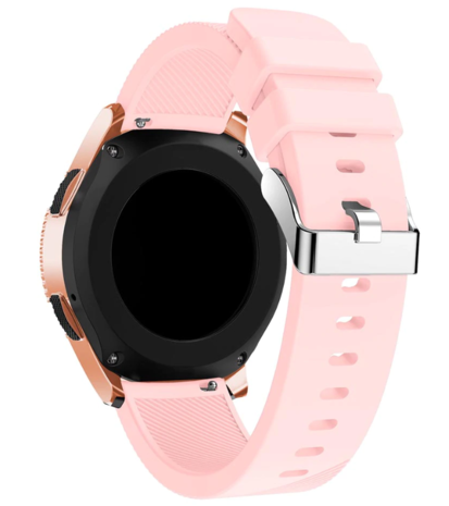 Strap-it Strap-it Bracelet Silicone pour Samsung Galaxy Watch 42mm (rose)