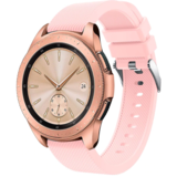 Strap-it Bracelet Silicone pour Samsung Galaxy Watch 42mm (rose)