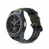 Strap-it Strap-it Bracelet cuir / silicone Samsung Galaxy Watch 46mm (vert) Strap-it Strap-it Bracelet cuir / silicone Samsung Galaxy Watch 46mm (vert)