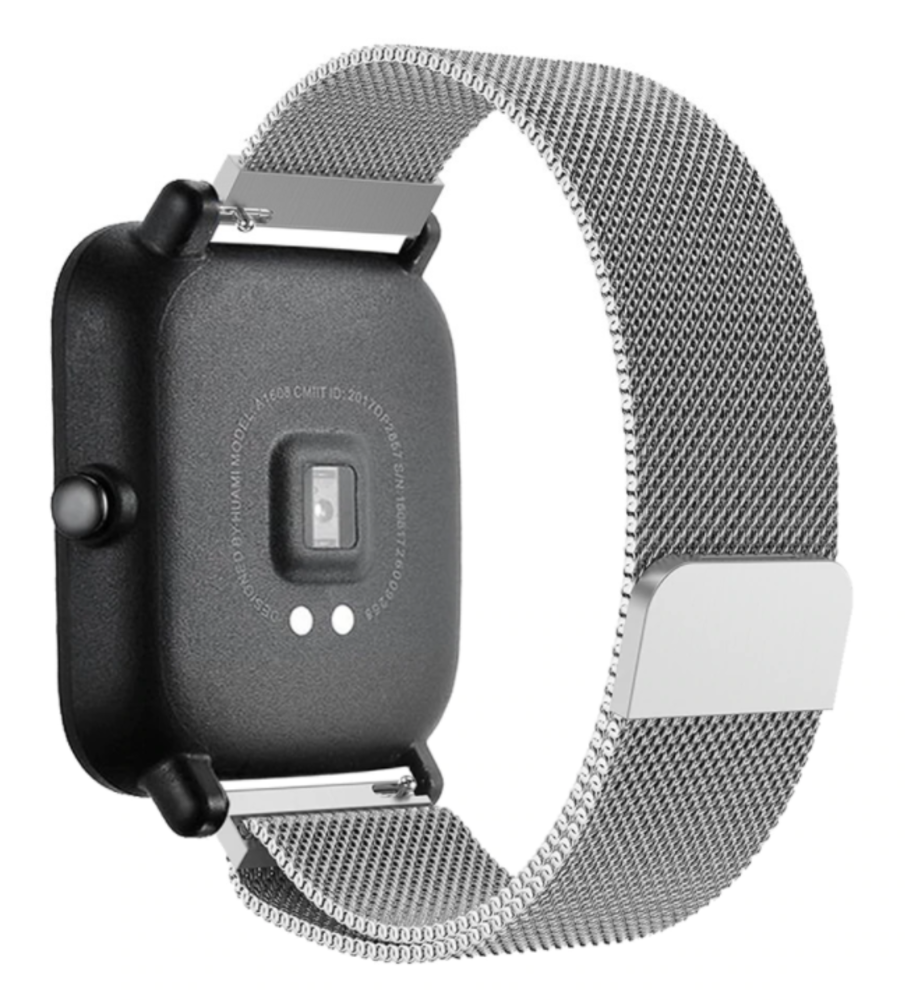 Strap-it Strap-it Bracelet Milanais Xiaomi Amazfit GTS (argent)