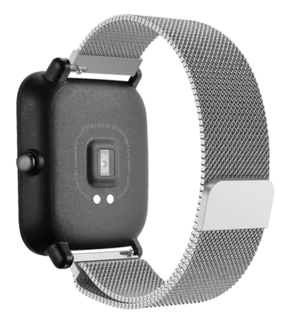 Strap-it Strap-it Bracelet Milanais Xiaomi Amazfit GTS (argent)