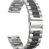 Strap-it Strap-it Bracelet acier Xiaomi Amazfit Bip (argent/noir) Strap-it Strap-it Bracelet acier Xiaomi Amazfit Bip (argent/noir)
