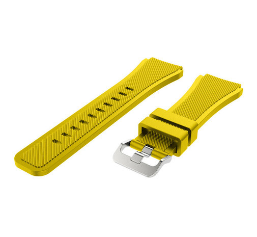 Strap-it Strap-it Bracelet silicone Xiaomi Amazfit GTS (jaune)