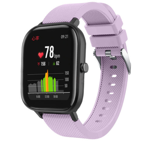 Strap-it Strap-it Bracelet silicone Xiaomi Amazfit GTS (lilas)