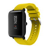 Strap-it Bracelet silicone Xiaomi Amazfit Bip (jaune)