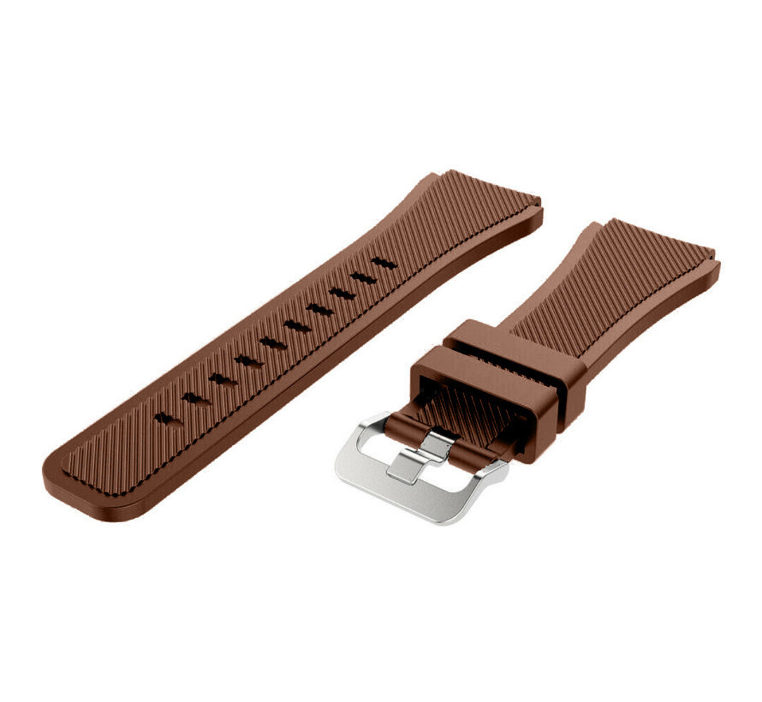 Strap-it Strap-it Bracelet silicone Xiaomi Amazfit Bip (marron café)