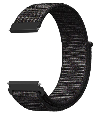 Strap-it Strap-it Bracelet nylon Xiaomi Amazfit GTS (noir) Strap-it Strap-it Bracelet nylon Xiaomi Amazfit GTS (noir)