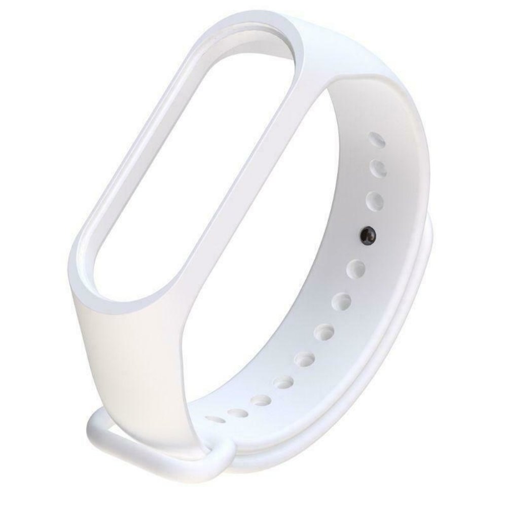 Strap-it Strap-it Bracelet silicone Xiaomi Mi Band 3 / 4 (blanc)