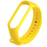 Strap-it Bracelet silicone Xiaomi Mi Band 3 / 4 (jaune)