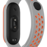 Strap-it Strap-it Bracelet sport Xiaomi Mi band 3/4 (gris/orange) Strap-it Strap-it Bracelet sport Xiaomi Mi band 3/4 (gris/orange)