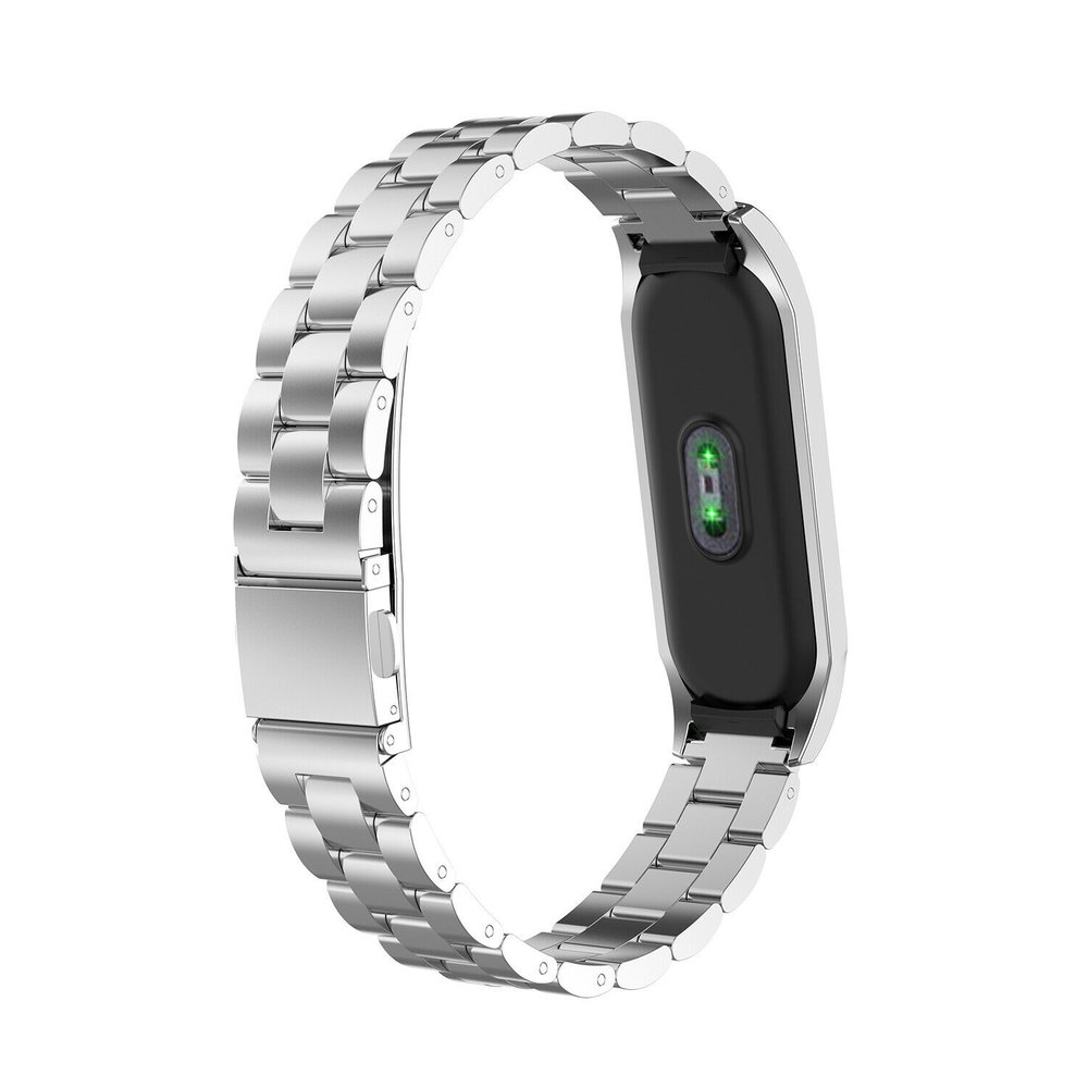 Strap-it Strap-it Bracelet acier Xiaomi Mi Band 3/4 (argent)