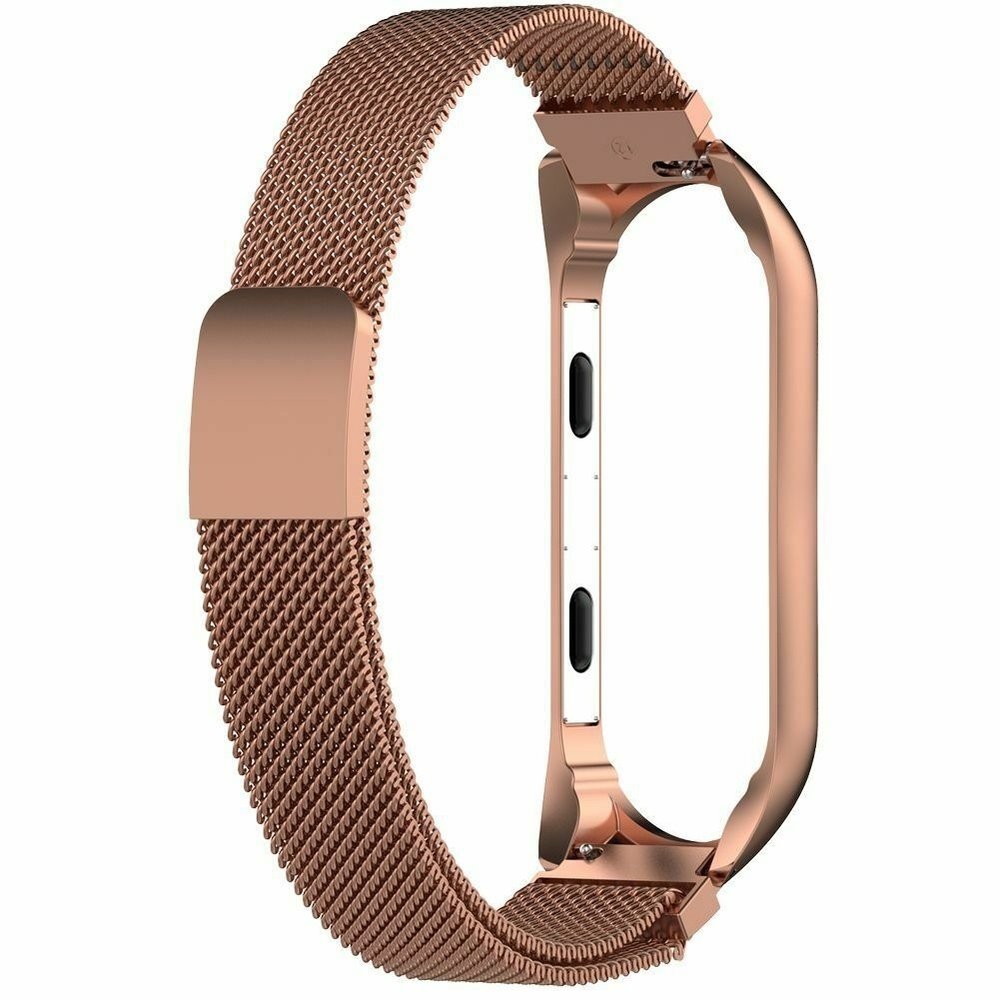 Strap-it Strap-it Bracelet Milanais Xiaomi Mi Band 3 / 4 (or rose)